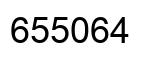 Number 655064 black image