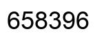 Número 658396 imagen negro
