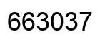 Number 663037 black image