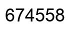 Número 674558 imagen negro