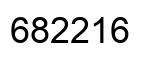 Number 682216 black image