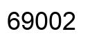 Number 69002 black image