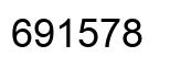 Número 691578 imagen negro