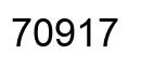Number 70917 black image
