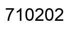 Number 710202 black image