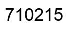Number 710215 black image