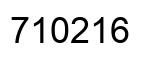Número 710216 imagen negro