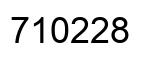 Number 710228 black image