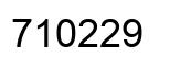 Number 710229 black image