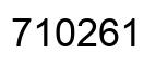 Número 710261 imagen negro