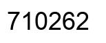 Número 710262 imagen negro