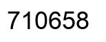 Number 710658 black image
