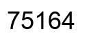 Número 75164 imagen negro