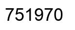 Número 751970 imagen negro