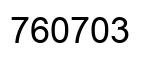 Número 760703 imagen negro