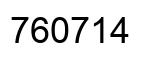 Number 760714 black image