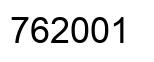 Number 762001 black image