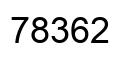 Number 78362 black image