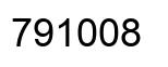 Number 791008 black image