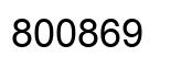 Número 800869 imagen negro