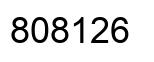 Número 808126 imagen negro