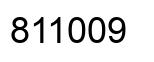 Number 811009 black image