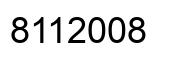 Número 8112008 imagen negro