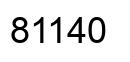 Número 81140 imagen negro