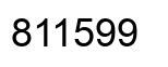 Number 811599 black image
