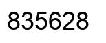 Number 835628 black image
