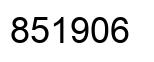Number 851906 black image