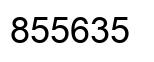 Number 855635 black image