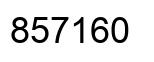 Number 857160 black image