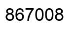 Number 867008 black image