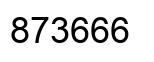 Número 873666 imagen negro