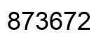 Número 873672 imagen negro