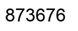 Número 873676 imagen negro