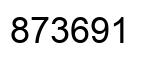 Número 873691 imagen negro