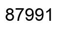 Número 87991 imagen negro