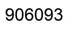 Number 906093 black image