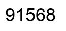 Number 91568 black image