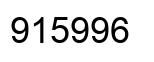 Number 915996 black image