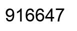 Número 916647 imagen negro