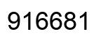 Número 916681 imagen negro
