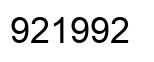Número 921992 imagen negro