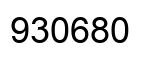Number 930680 black image