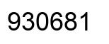 Number 930681 black image