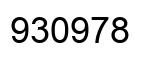 Número 930978 imagen negro
