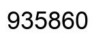 Number 935860 black image