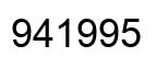 Number 941995 black image